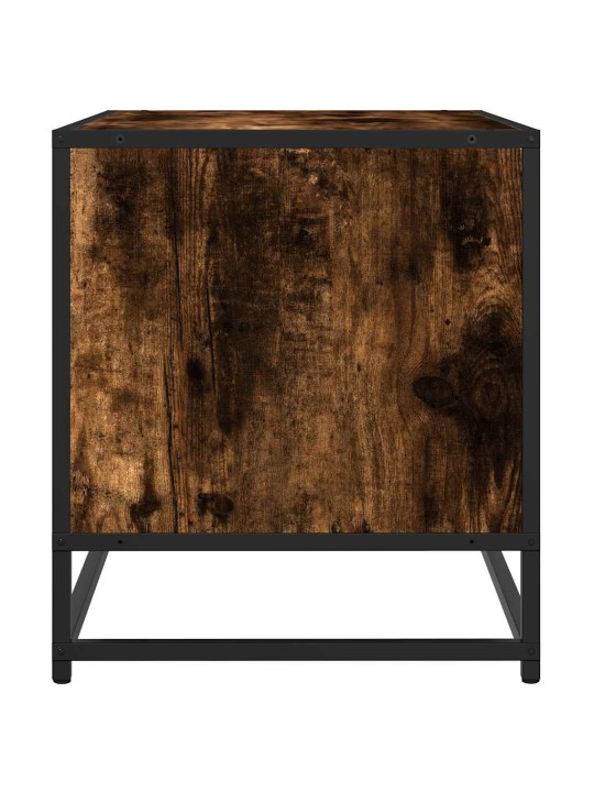 Tv skapītis, ozola, 61x40x46 cm, inženierijas koks, metāls