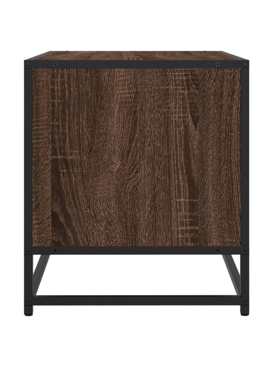 Tv skapītis, ozolkoka, 91x40x46 cm, inženierijas koks, metāls