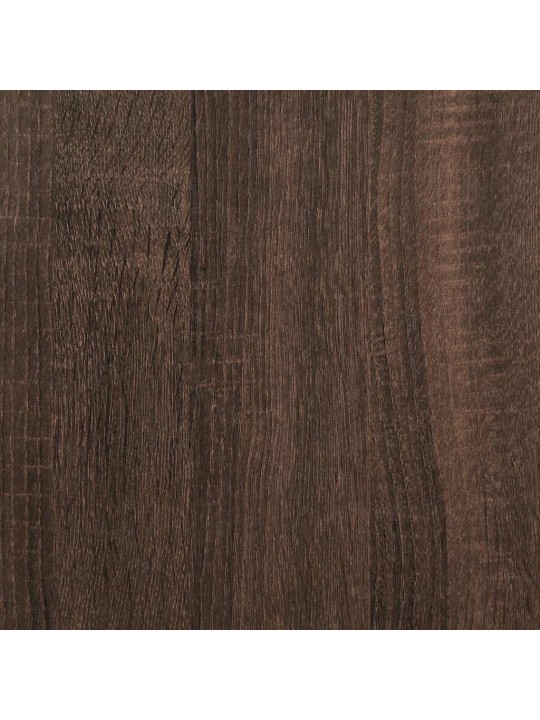 Tv skapītis, ozolkoka, 80x31x39,5 cm, inženierijas koks metāls