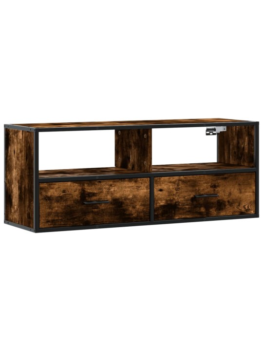 Tv skapītis, 100x31x39,5 cm, inženierijas koks, ozolkoka krāsa