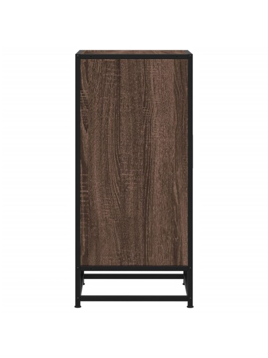 Kumode ozolkoka krāsa 35,5x35x76 cm inženierijas koks metāls