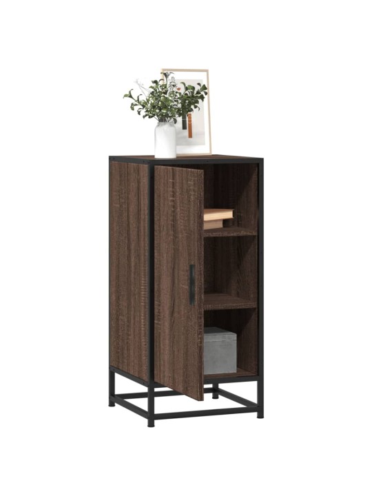 Kumode ozolkoka krāsa 35,5x35x76 cm inženierijas koks metāls