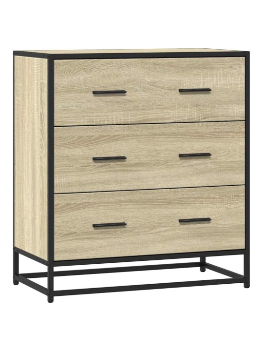 Kumode, ozolkoka, 68x35x76 cm, inženierijas koks metāls