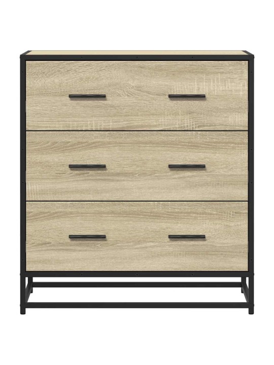 Kumode, ozolkoka, 68x35x76 cm, inženierijas koks metāls