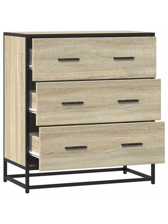 Kumode, ozolkoka, 68x35x76 cm, inženierijas koks metāls