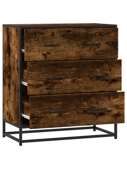 Kumode, ozolkoka, 68x35x76 cm, inženierijas koks, metāls