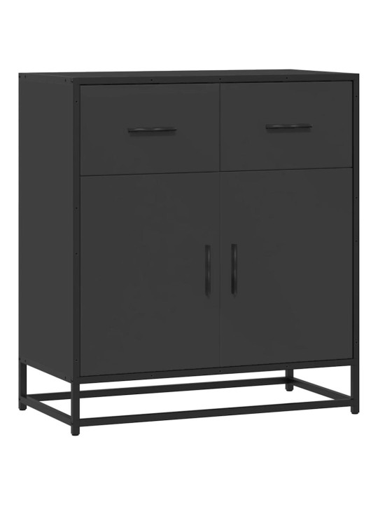 Kumode, melns, 68x35x76 cm, inženierijas koks