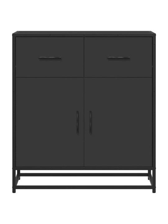 Kumode, melns, 68x35x76 cm, inženierijas koks