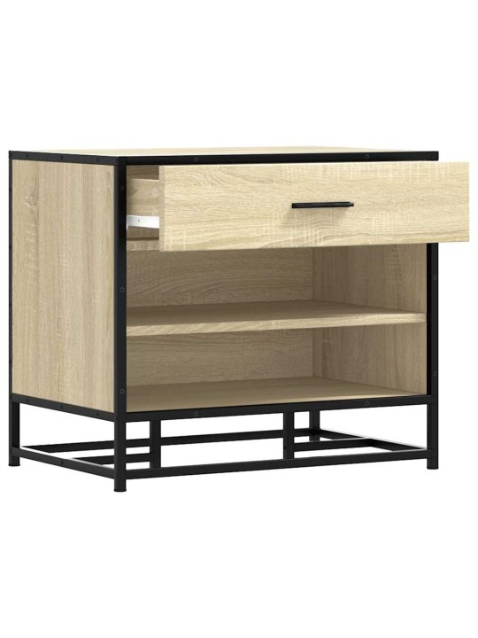 Apavu sols sonoma ozols 60x40x53,5 cm inženierijas koks metāls