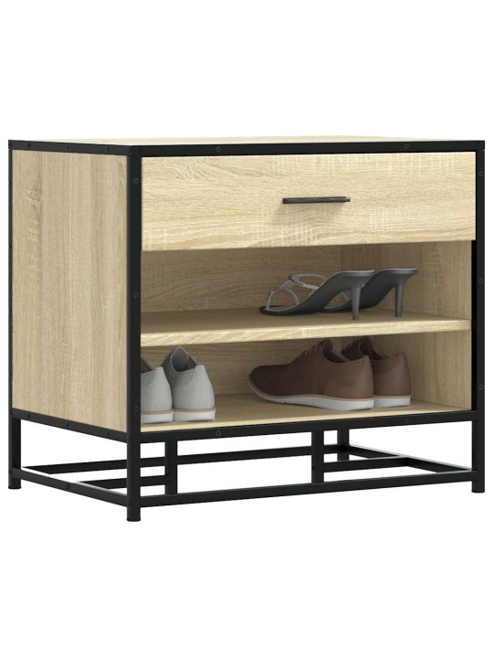 Apavu sols sonoma ozols 60x40x53,5 cm inženierijas koks metāls