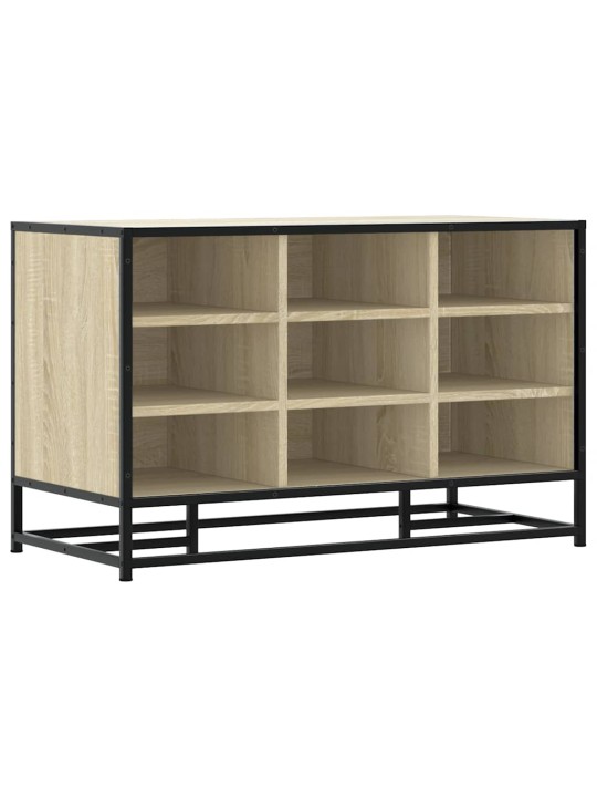 Apavu sols sonoma ozols 84x40x53,5 cm inženierijas koks metāls