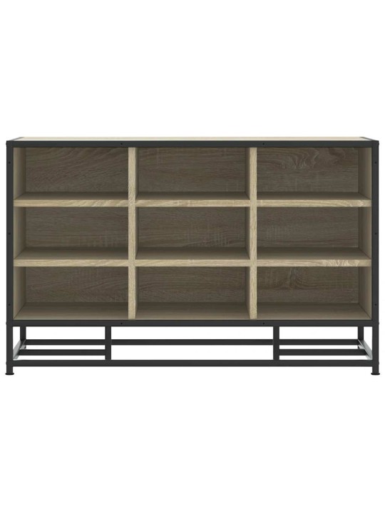 Apavu sols sonoma ozols 84x40x53,5 cm inženierijas koks metāls