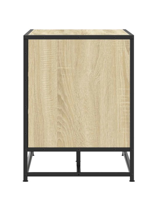 Apavu sols sonoma ozols 84x40x53,5 cm inženierijas koks metāls