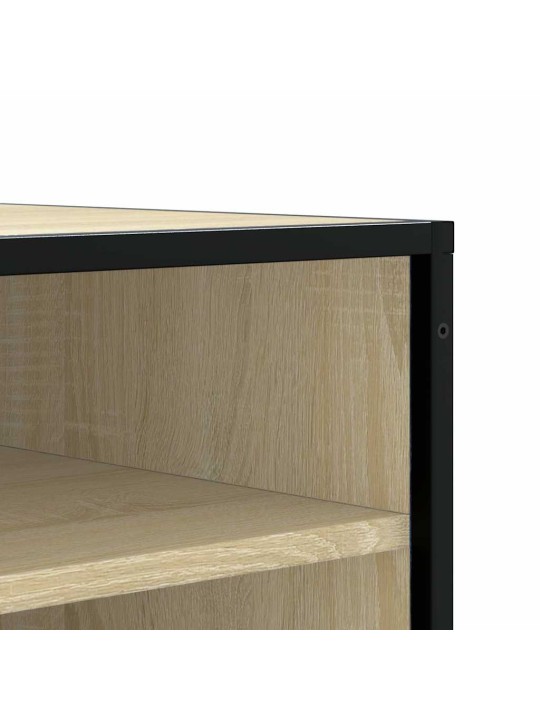 Apavu sols sonoma ozols 84x40x53,5 cm inženierijas koks metāls