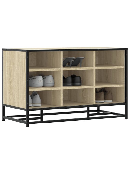 Apavu sols sonoma ozols 84x40x53,5 cm inženierijas koks metāls