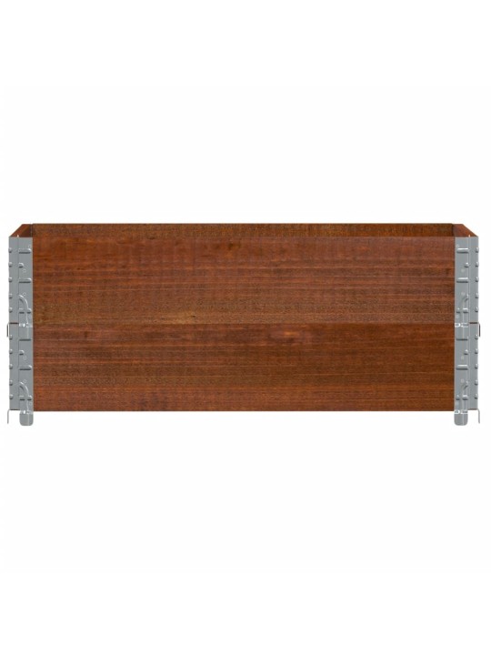 Dārza puķu kaste, brūns, 100x50 cm, priedes masīvkoks