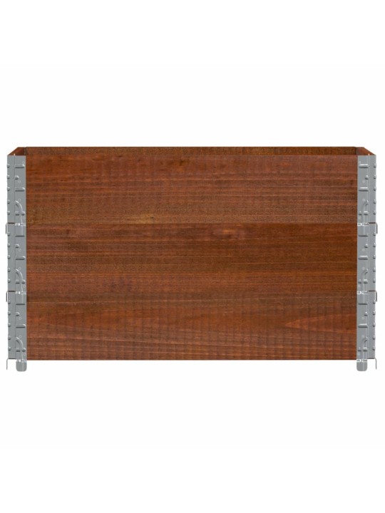 Dārza puķu kaste, brūns, 100x50 cm, priedes masīvkoks