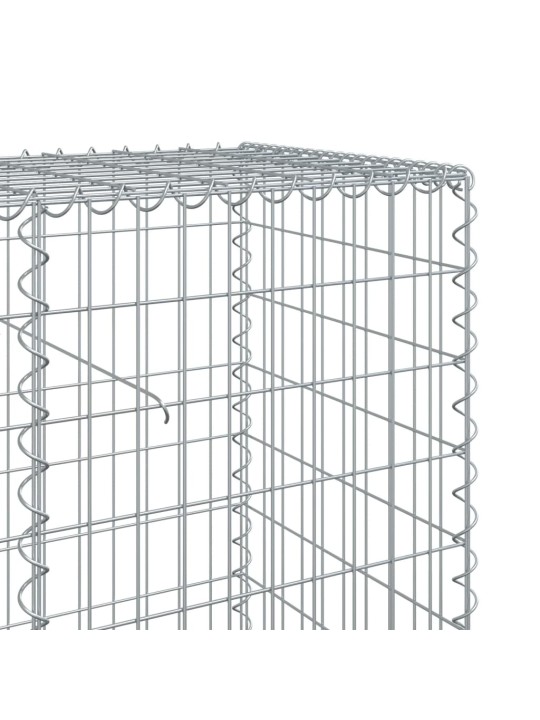 Gabiona grozs ar vāku, 1200x50x100 cm, cinkota dzelzs