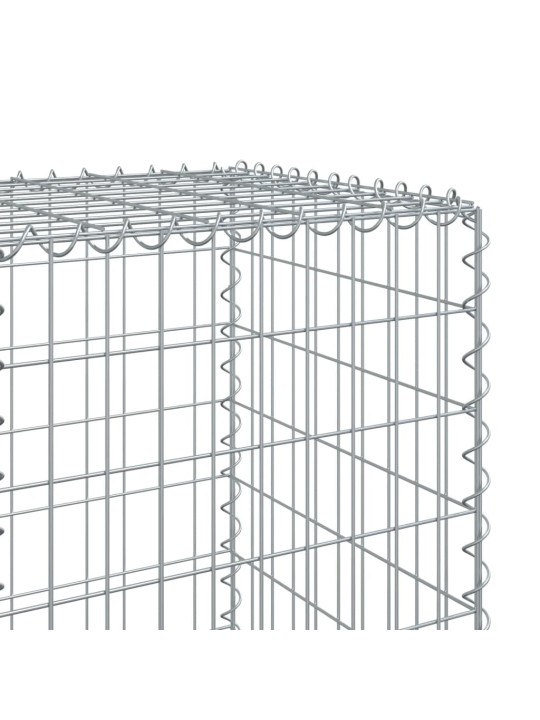 Gabiona grozs ar vāku, 1200x50x150 cm, cinkota dzelzs
