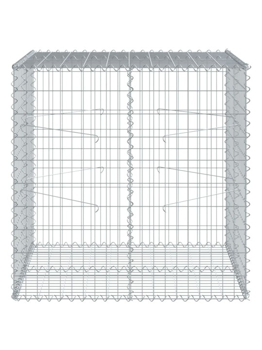 Gabiona grozs ar vāku, 100x100x100 cm, cinkota dzelzs