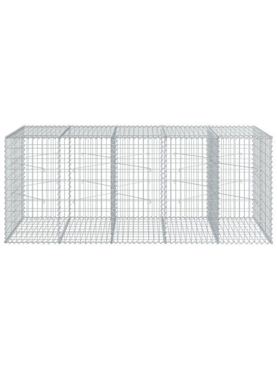 Gabiona grozs ar vāku, 250x100x100 cm, cinkota dzelzs