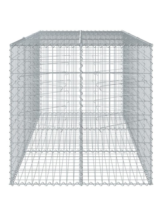 Gabiona grozs ar vāku, 300x100x100 cm, cinkota dzelzs