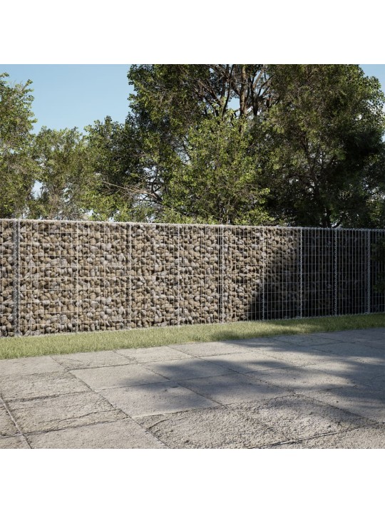 Gabiona grozs ar vāku, 400x100x100 cm, cinkota dzelzs