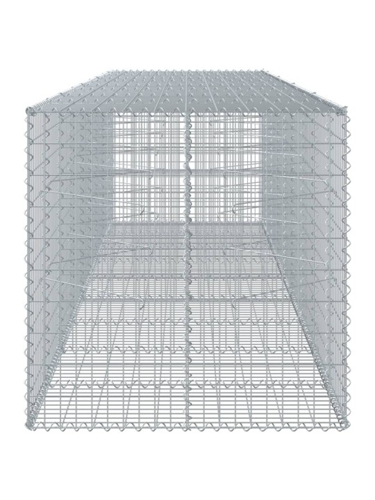 Gabiona grozs ar vāku, 450x100x100 cm, cinkota dzelzs