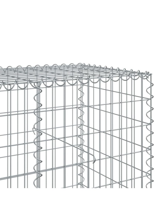 Gabiona grozs ar vāku, 450x100x100 cm, cinkota dzelzs