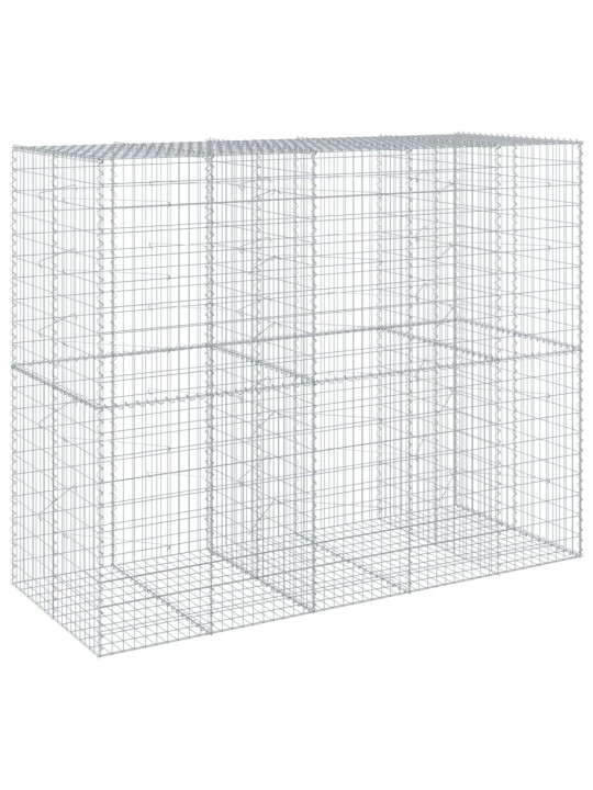 Gabiona grozs ar vāku, 250x100x200 cm, cinkota dzelzs