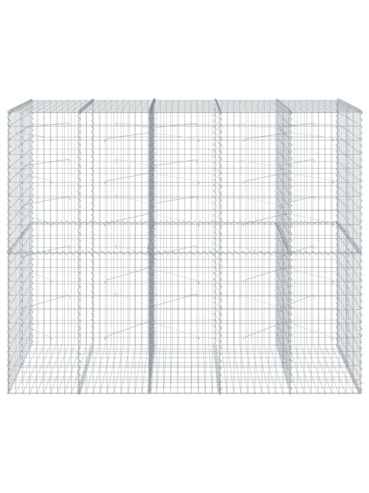 Gabiona grozs ar vāku, 250x100x200 cm, cinkota dzelzs