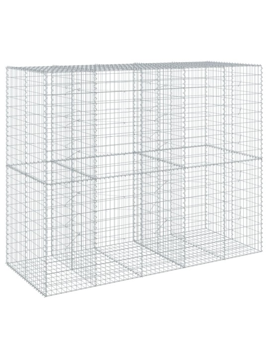 Gabiona grozs ar vāku, 250x100x200 cm, cinkota dzelzs