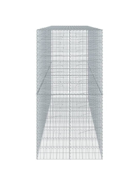 Gabiona grozs ar vāku, 450x100x200 cm, cinkota dzelzs