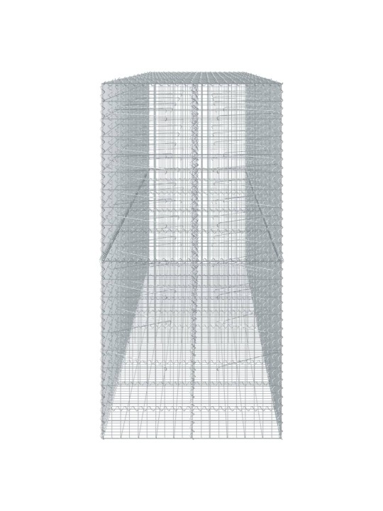 Gabiona grozs ar vāku, 500x100x200 cm, cinkota dzelzs