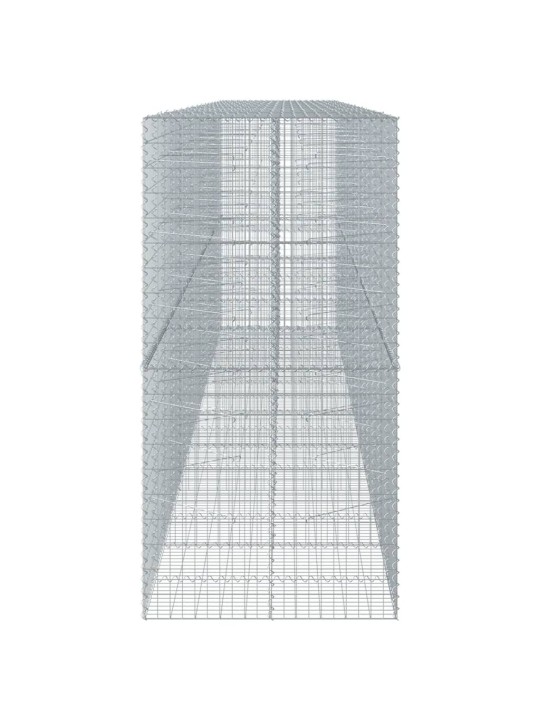 Gabiona grozs ar vāku, 750x100x200 cm, cinkota dzelzs