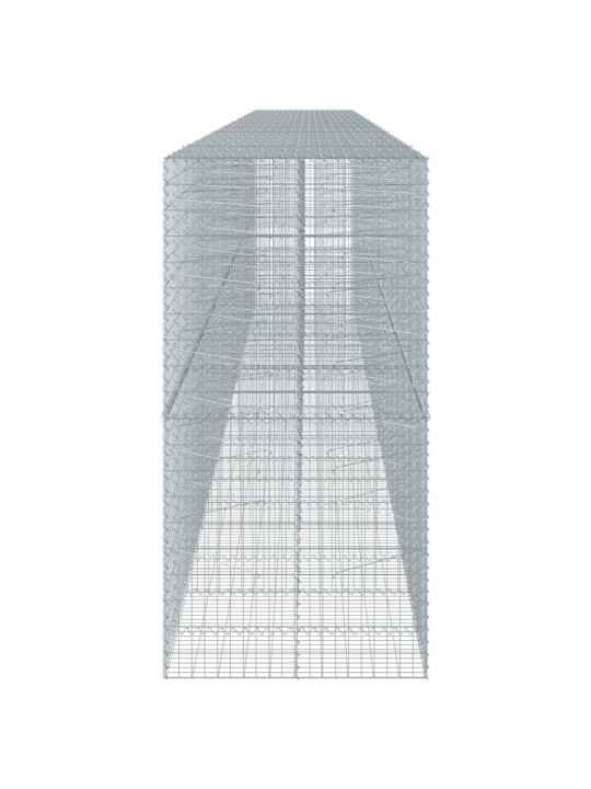 Gabiona grozs ar vāku, 1000x100x200 cm, cinkota dzelzs