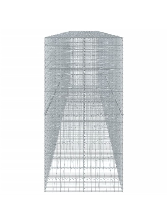Gabiona grozs ar vāku, 1100x100x200 cm, cinkota dzelzs