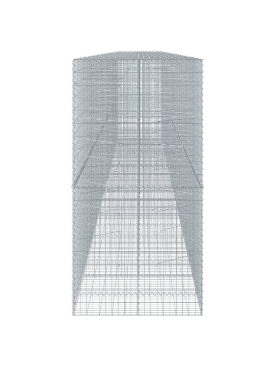 Gabiona grozs ar vāku, 1150x100x200 cm, cinkota dzelzs