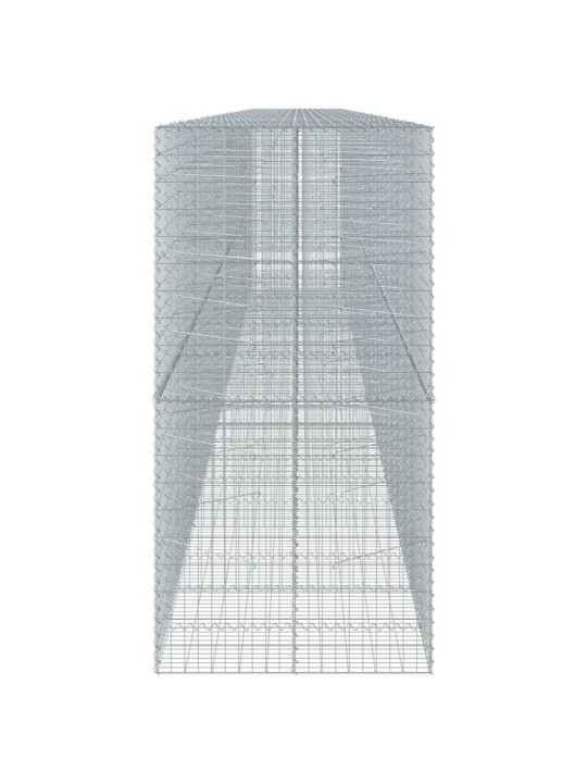 Gabiona grozs ar vāku, 1200x100x200 cm, cinkota dzelzs