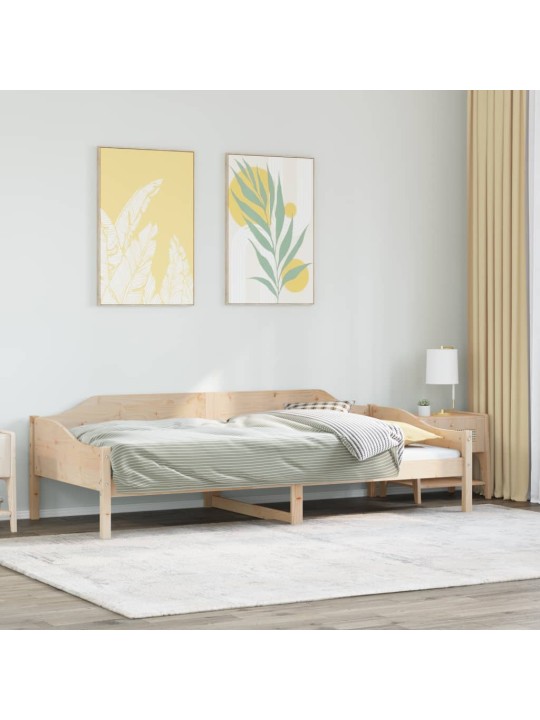 Gulta bez matrača, 80x200 cm, priedes masīvkoks