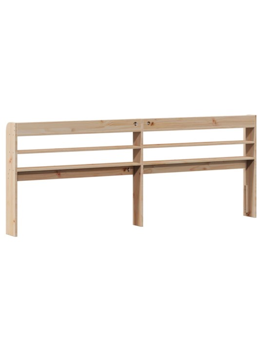 Galvgalis ar plauktiem, 200 cm, priedes masīvkoks
