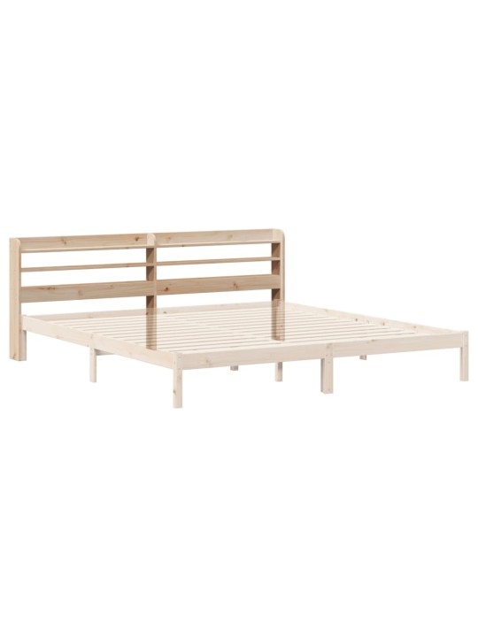 Galvgalis ar plauktiem, 200 cm, priedes masīvkoks