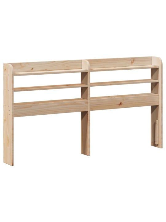 Galvgalis ar plauktiem, 120 cm, priedes masīvkoks