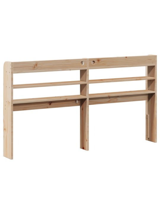 Galvgalis ar plauktiem, 120 cm, priedes masīvkoks