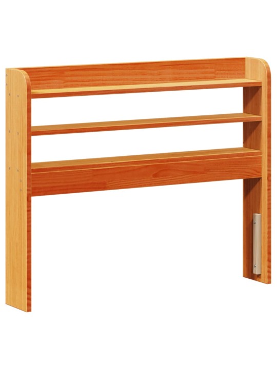 Galvgalis ar plauktiem, vaska brūns, 90 cm, priedes masīvkoks