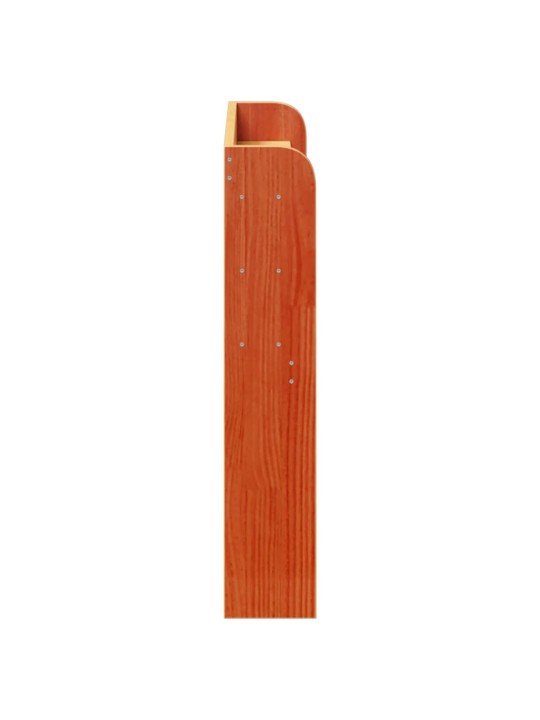 Galvgalis ar plauktiem, vaska brūns, 75 cm, priedes masīvkoks
