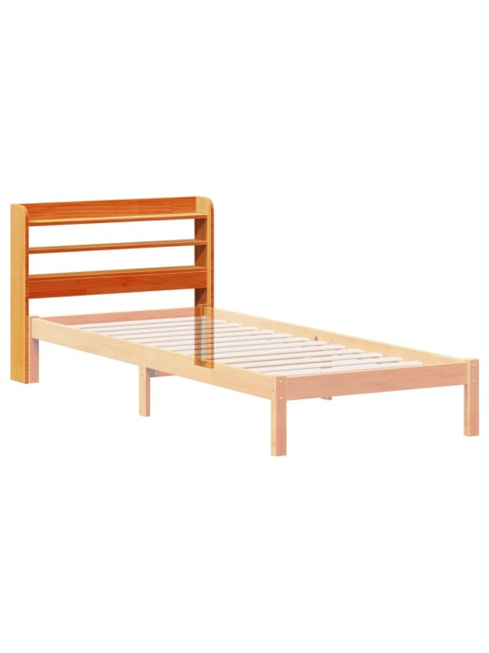 Galvgalis ar plauktiem, vaska brūns, 75 cm, priedes masīvkoks