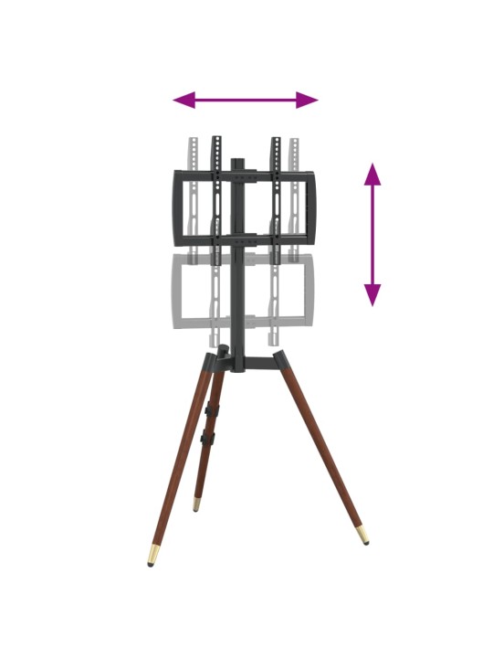 Tv statīvs 37-65 collu ekrānam, vesa 400x400 mm, 40 kg