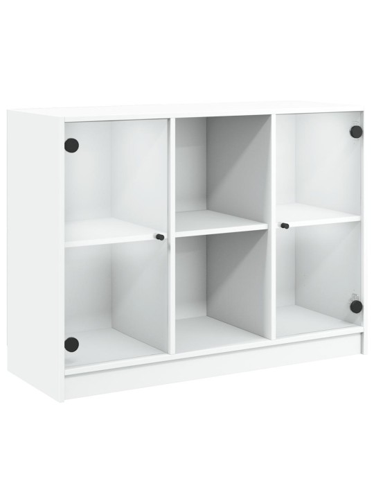 Kumode, balta, 102x37x75,5 cm, inženierijas koks