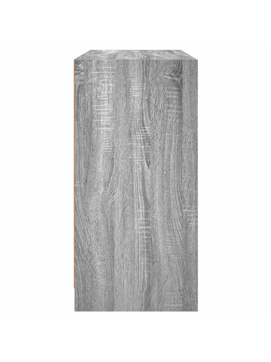 Kumode, pelēka ozolkoka, 102x37x75,5 cm, inženierijas koks